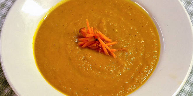 Spiced Carrot Turnip Soup