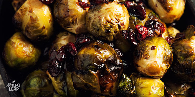 Featured Recipe Brussels Sprouts with Balsamic and Cranberries
